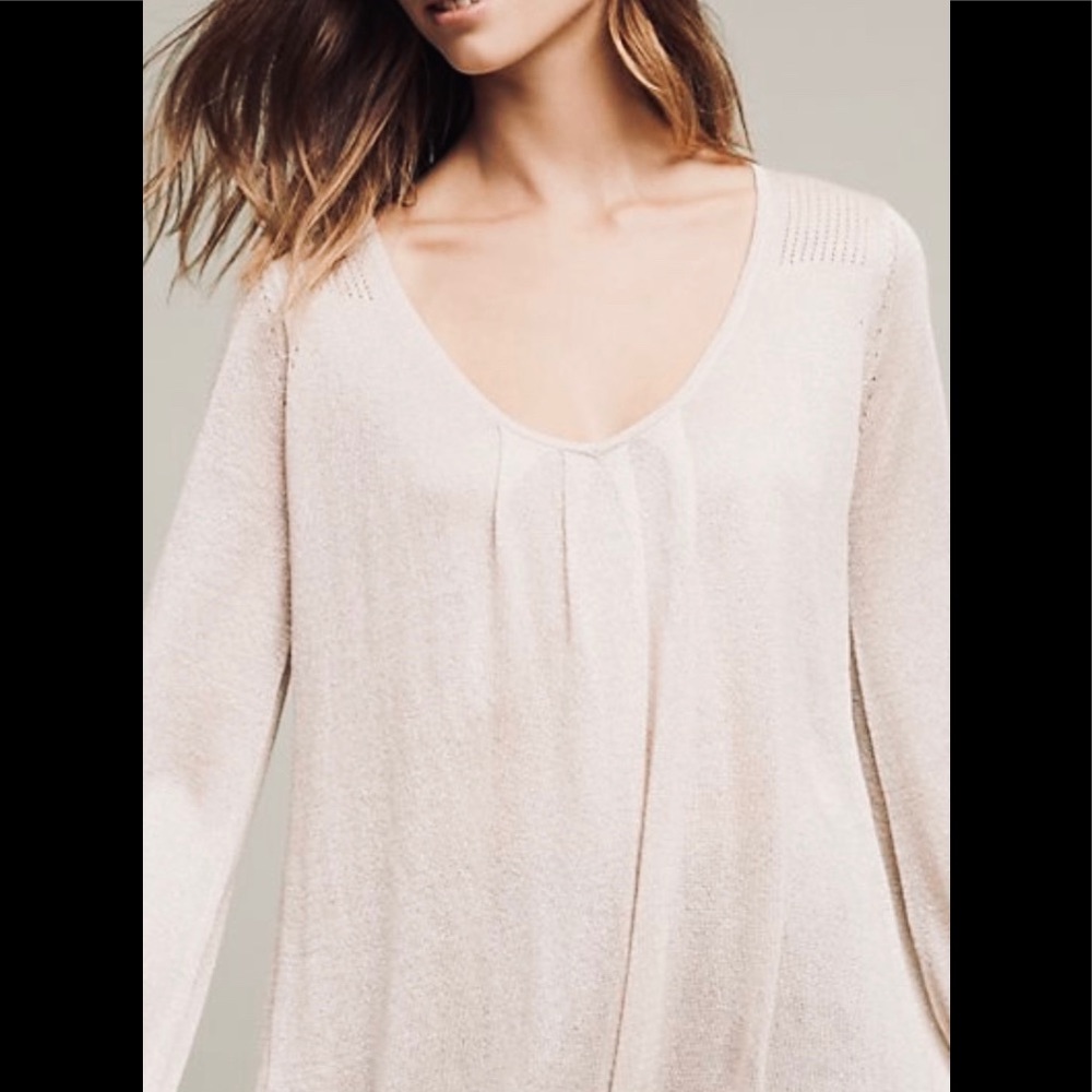 Anthropologie Angel of the North shimmer top